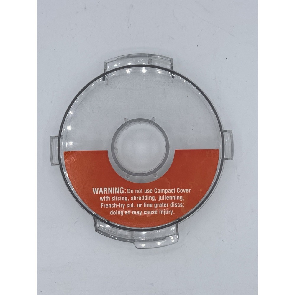 Cuisinart Pro Classic Replacement Part Flat Lid Cover DLC-116GTX Food Processor
